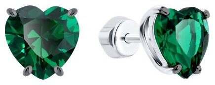 Серьги SOKOLOV 94026829 вес 2.78 г серебро, фианит купить,NaN