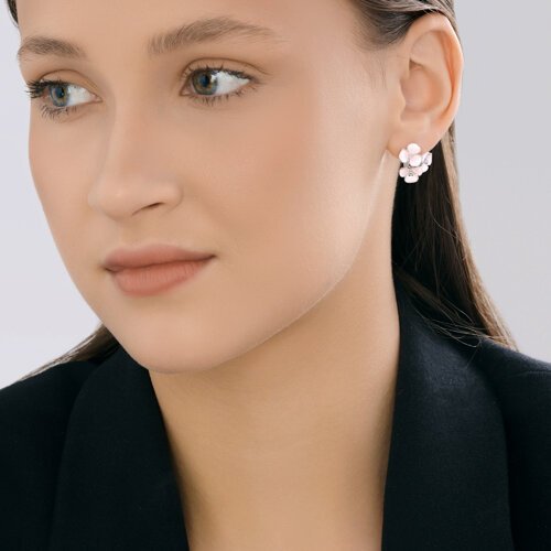 Серьги SOKOLOV 94027277 вес 4.5 г серебро, эмаль купить,NaN