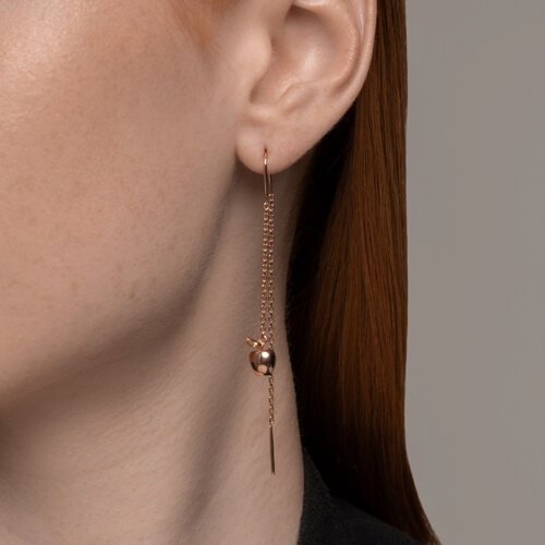 Серьги-цепочки SOKOLOV 93022421 вес 4.86 г серебро, без вставок купить,NaN