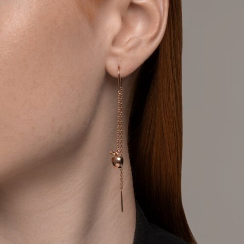 Серьги-цепочки SOKOLOV 93022421 вес 4.86 г серебро, без вставок купить,NaN