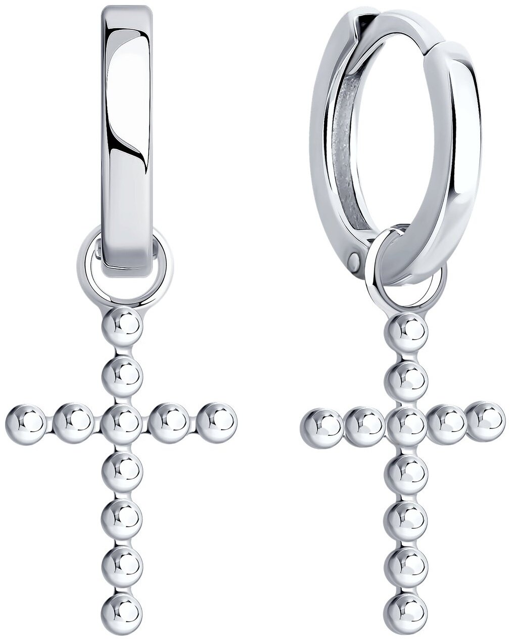 Серьги SOKOLOV 94026737 вес 3.5 г серебро, без вставок купить,NaN