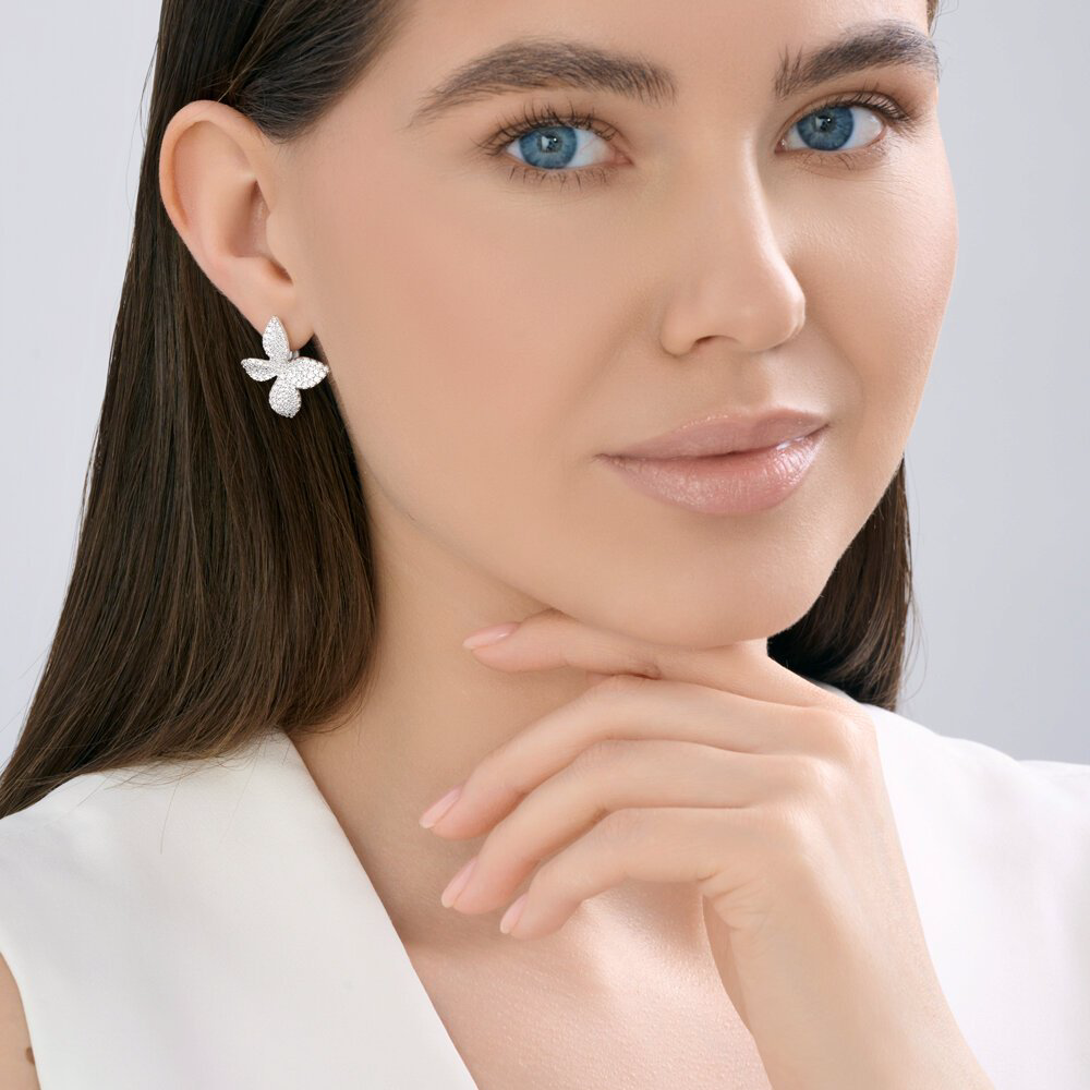Серьги SOKOLOV 94027297 вес 5.86 г серебро, фианит купить,NaN