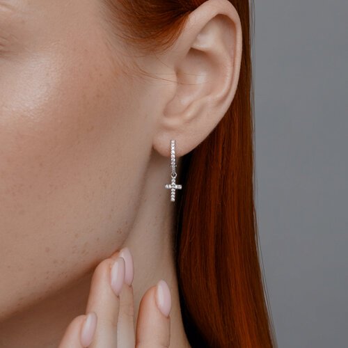 Серьги SOKOLOV 94026865 вес 2.51 г серебро, без вставок купить,NaN