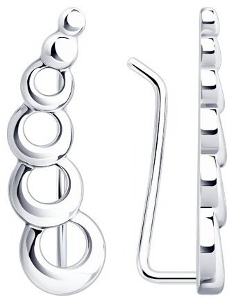 Кафф Diamant 94-120-01157-1 вес 1.65 г серебро, без вставок купить,NaN