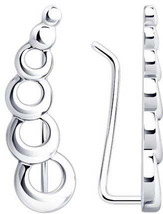 Кафф Diamant 94-120-01157-1 вес 1.65 г серебро, без вставок купить,NaN
