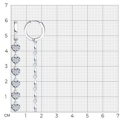 Серьги SOKOLOV 94026866 вес 5.28 г серебро, фианит купить,NaN