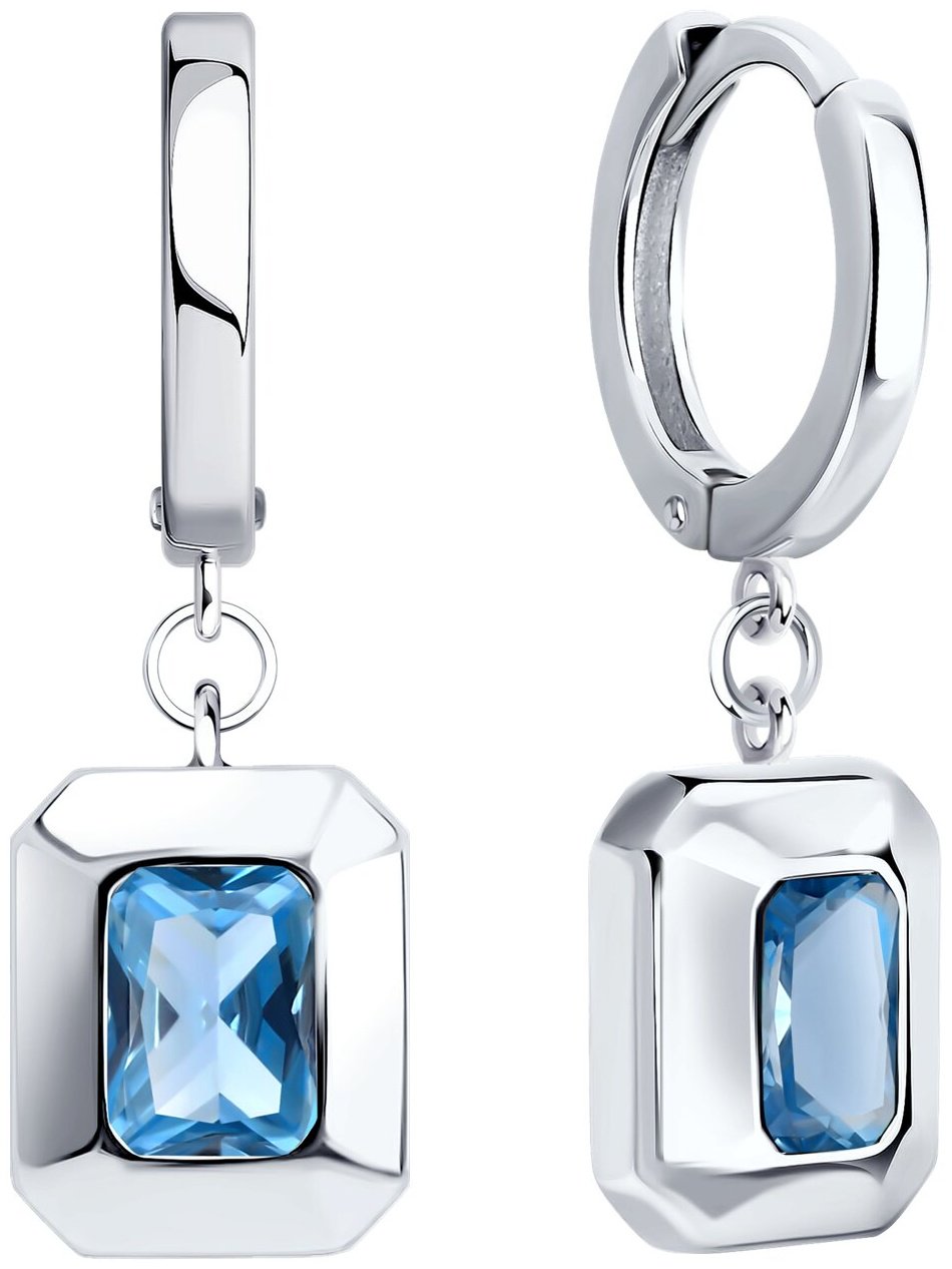 Серьги SOKOLOV 94026869 вес 3.97 г серебро, фианит купить,NaN