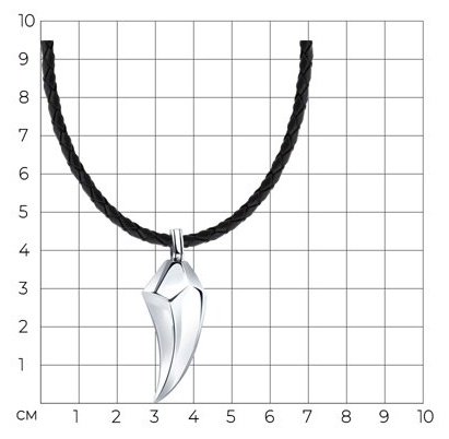 Колье Diamant 95-170-02259-1_s длина 55 см вес 11.54 г серебро, без вставок