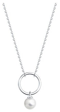Колье Diamant D94-170-02353-1_s длина 40 см вес 1.95 г серебро, жемчуг купить,NaN