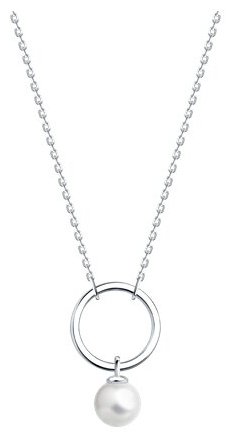 Колье Diamant D94-170-02353-1_s длина 40 см вес 1.95 г серебро, жемчуг купить,NaN