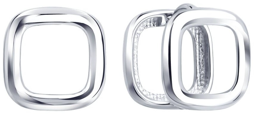 Серьги SOKOLOV 94027325 вес 3.75 г серебро, без вставок купить,NaN