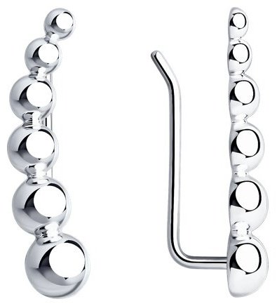 Кафф Diamant 94-120-01506-1 вес 1.58 г серебро, без вставок купить,NaN