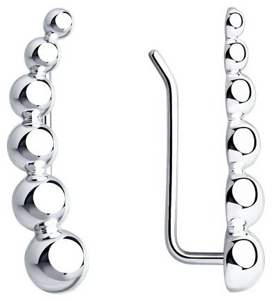 Кафф Diamant 94-120-01506-1 вес 1.58 г серебро, без вставок купить,NaN