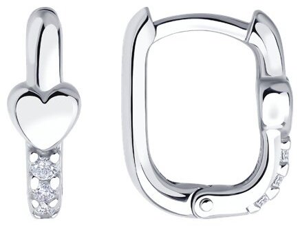 Серьги SOKOLOV 94026871 вес 2.27 г серебро, фианит купить,NaN