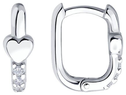 Серьги SOKOLOV 94026871 вес 2.27 г серебро, фианит купить,NaN