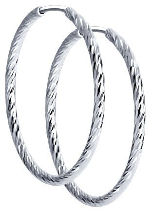 Серьги SOKOLOV 94140002 вес 1.96 г серебро, без вставок купить,NaN