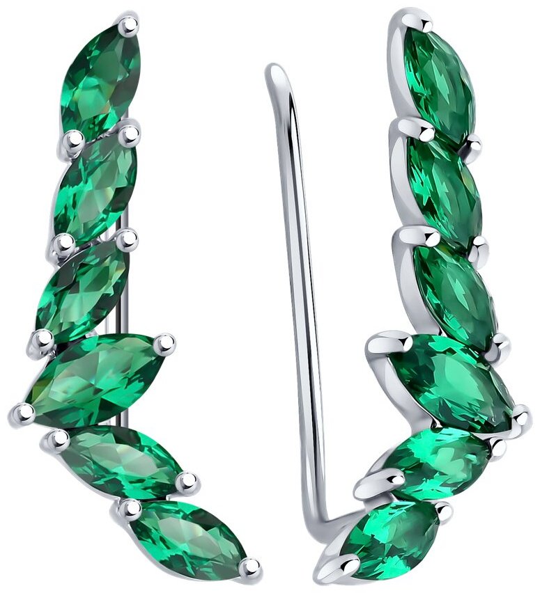 Кафф Diamant 94-320-02173-2 вес 1.82 г серебро, ситалл купить,NaN