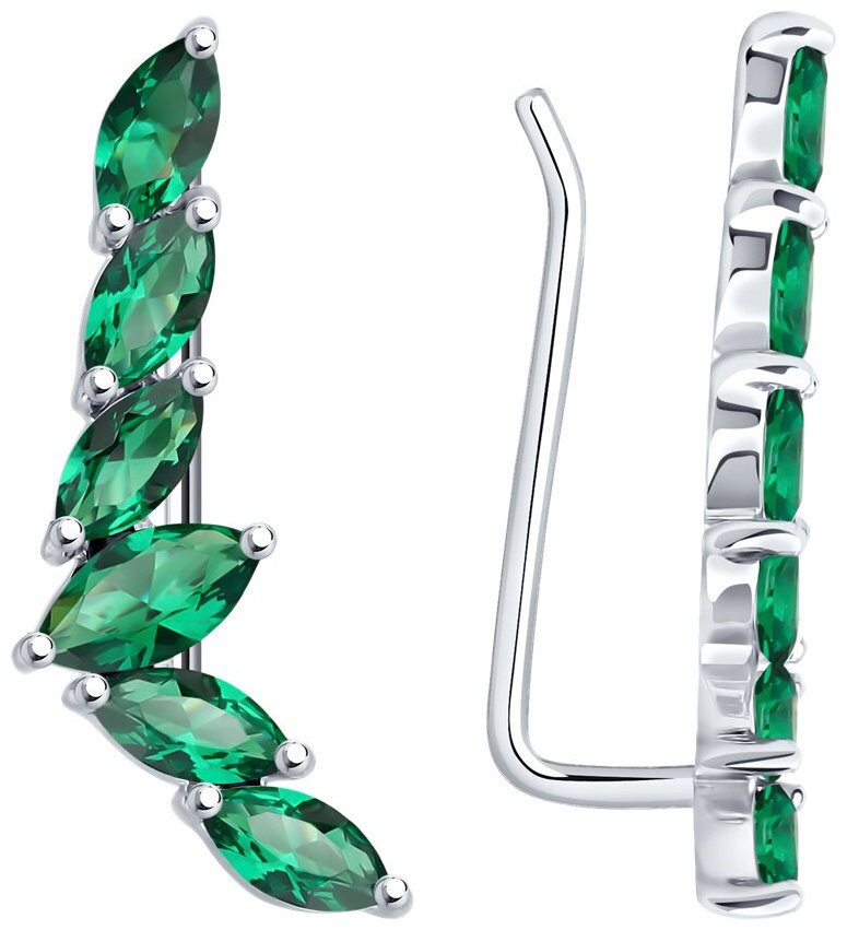 Кафф Diamant 94-320-02173-2 вес 1.82 г серебро, ситалл купить,NaN