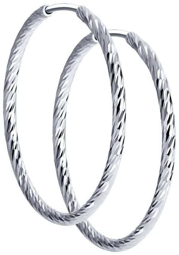 Серьги SOKOLOV 94140002 вес 1.97 г серебро, без вставок купить,NaN