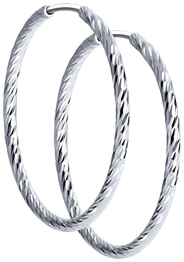 Серьги SOKOLOV 94140002 вес 1.97 г серебро, без вставок купить,NaN