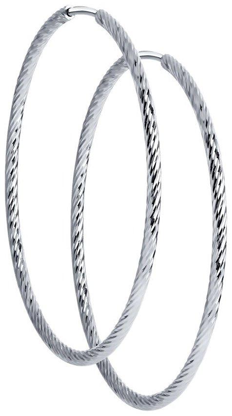 Серьги SOKOLOV 94140005 вес 3.11 г серебро, без вставок купить,NaN