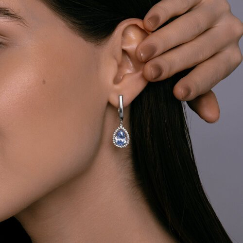 Серьги SOKOLOV 94026744 вес 4.97 г серебро, фианит купить,NaN