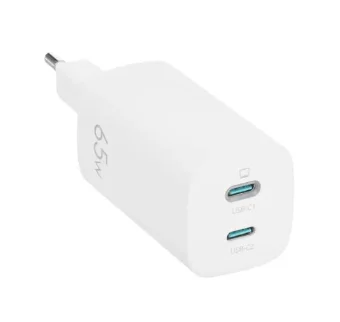 Зарядное устройство сетевое Olmio СЗУ 64W, Type-Cx2 белый