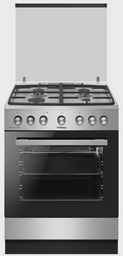 Плита электрическая Hansa FCMX68123 черно-серебристая