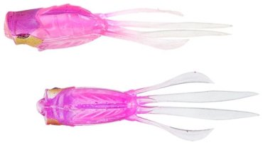 Мягкая приманка Jackall RV-Lashour 3.8 5g, 96mm, Clear Pink Natural, 3шт 3 шт купить,NaN
