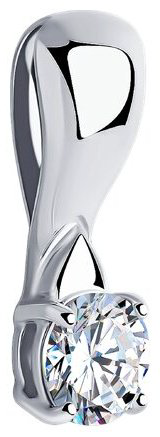 Подвеска Diamant 94-130-01548-1 вес 0.83 г серебро, без вставок купить,NaN