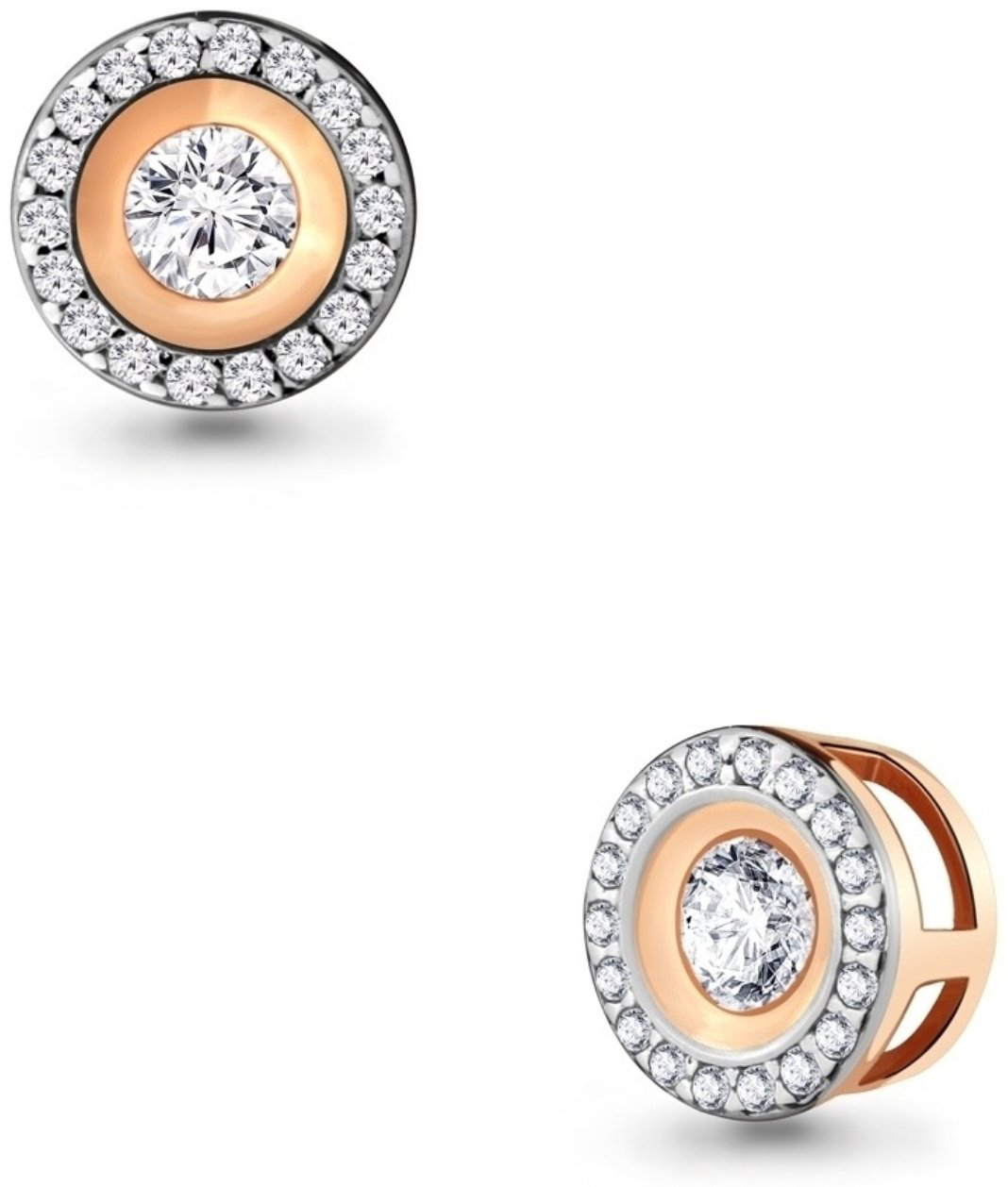 Подвеска AQUAMARINE 24280A.6 вес 0.64 г серебро, фианит купить,NaN