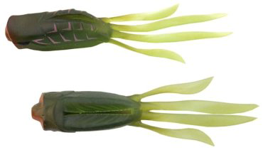 Мягкая приманка Jackall RV-Lashour 3.8 Green BUG 3 шт купить,NaN