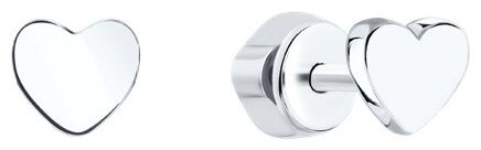 Пусеты SOKOLOV 94022972 вес 1.18 г серебро, без вставок купить,NaN