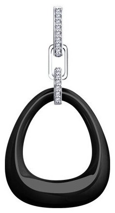 Подвеска Diamant 94-130-01902-1 вес 4.18 г серебро, керамика купить,NaN