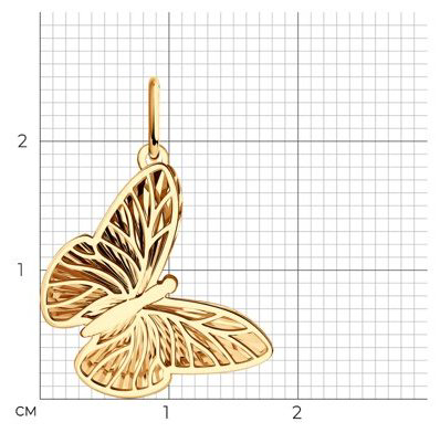 Подвеска Diamant 51-130-01700-1 вес 1.17 г золото, без вставок купить,132000