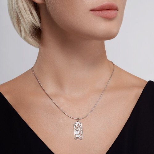 Подвеска Diamant 94-130-01972-1 вес 1.61 г серебро, без вставок купить,NaN
