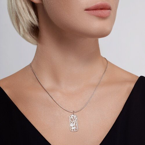 Подвеска Diamant 94-130-01972-1 вес 1.67 г серебро, без вставок купить,NaN