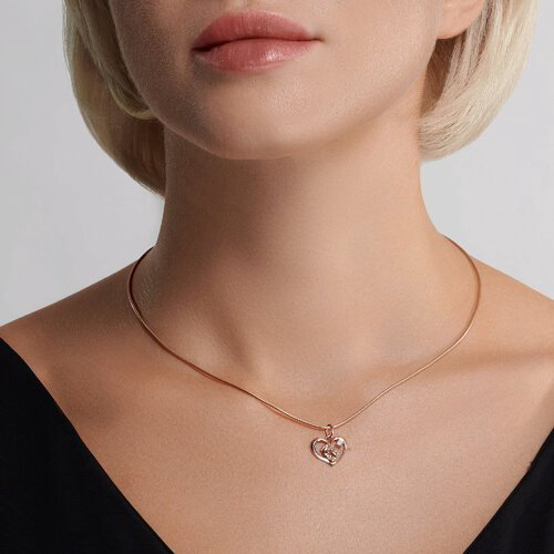 Подвеска Diamant 51-130-02014-1 вес 0.9 г золото, фианит купить,NaN