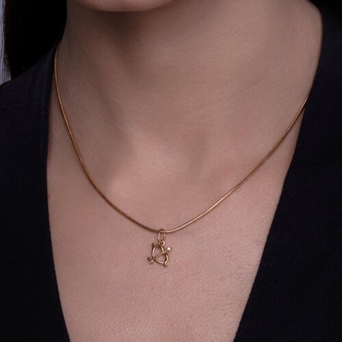Подвеска Diamant 51-130-02630-1 вес 0.55 г золото, фианит купить,NaN