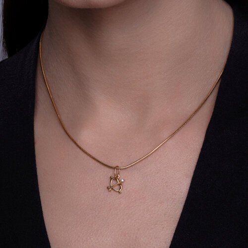 Подвеска Diamant 51-130-02630-1 вес 0.55 г золото, фианит купить,NaN