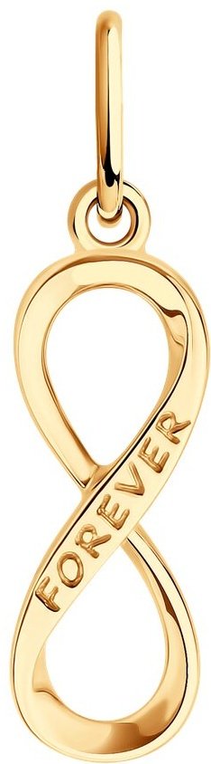 Подвеска Diamant 51-130-02815-1 вес 0.53 г золото, без вставок купить,NaN