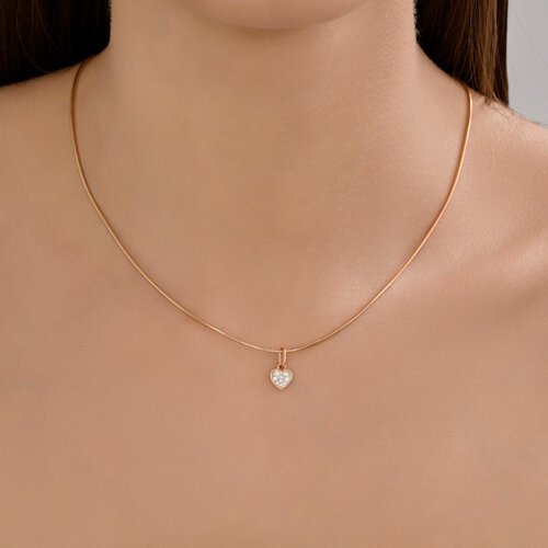 Подвеска Diamant 51-130-02862-1 вес 0.56 г золото, фианит купить,NaN