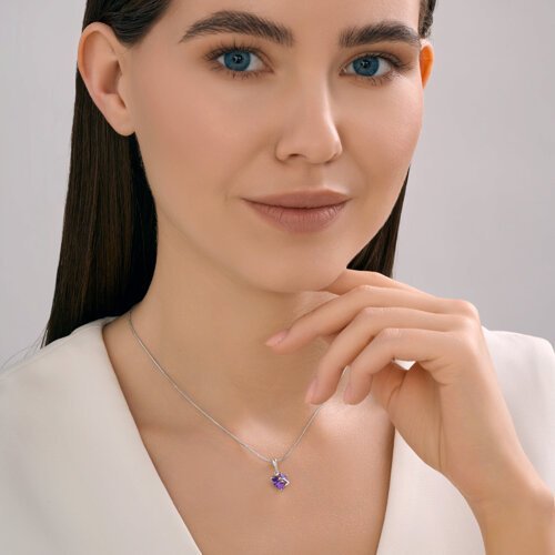 Подвеска Diamant 94-130-02383-3 вес 1 г серебро, нанокристалл купить,NaN