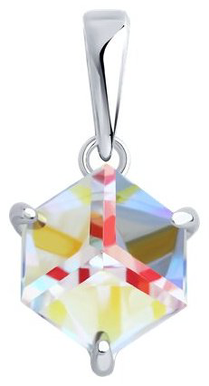 Подвеска Diamant 94-130-02383-4 вес 1 г серебро, нанокристалл купить,NaN