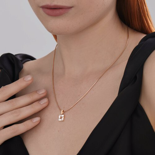 Подвеска Diamant 51-130-02921-1 вес 1.22 г золото, фианит купить,NaN