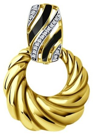 Подвеска Diamant 93-130-01664-1 вес 3.31 г серебро, фианит купить,NaN