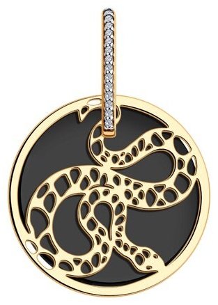 Подвеска Diamant 93-330-01771-1 вес 4.36 г серебро, фианит купить,NaN