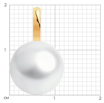 Подвеска Diamant 93-330-01933-2 вес 2.75 г серебро, жемчуг купить,NaN