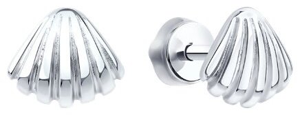 Пусеты Diamant 94-122-00008-1 вес 1.65 г серебро, без вставок купить,NaN