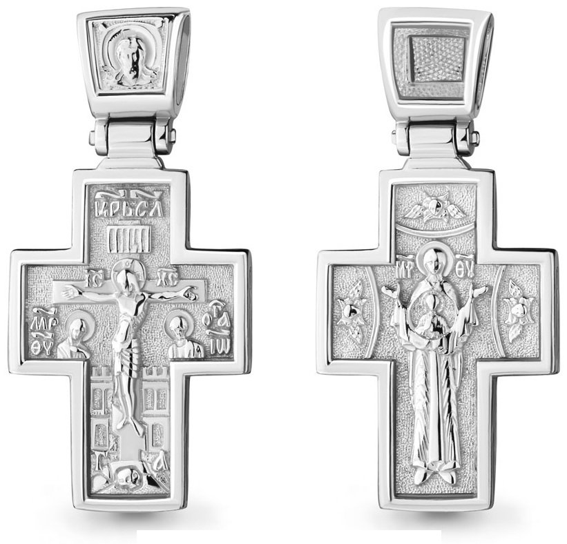 Подвеска AQUAMARINE 11949 вес 6 г серебро, без вставок купить,NaN